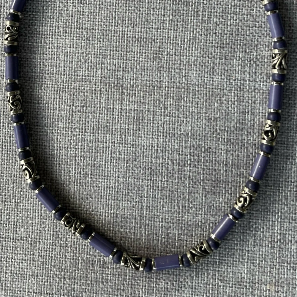 Elegant Purple Beaded Necklace